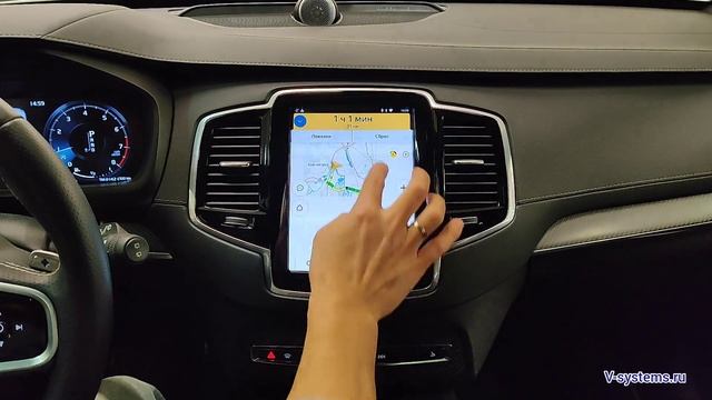 Яндекс Навигатор/ТВ/YouTube и все предложения из PlayMarket на штатном мониторе Volvo XC90