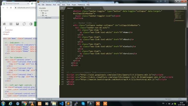 How to create a Bootstrap4 slider with navbar transition effect on hover смотреть онлайн