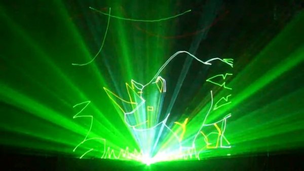 Тематическое анимационное лазерное шоу "Джунгли" для Jungle Jump