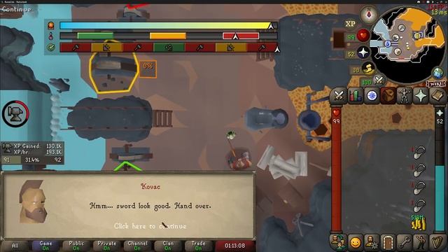 Giant Foundry smithing minigame max quality смотреть онлайн