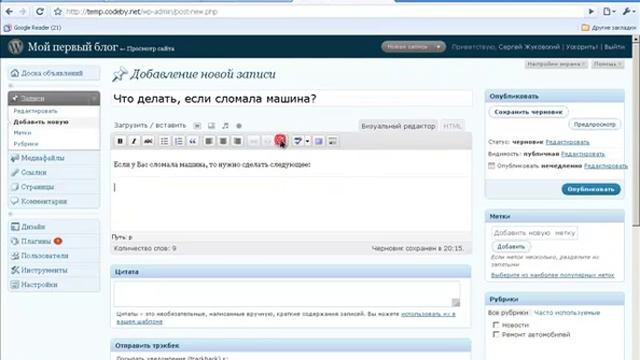 wordpress смотреть онлайн