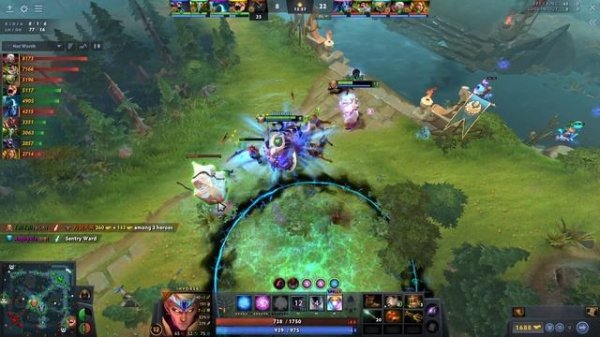 Invoker Dota 2 Gameplay Miracle with 20 Kills - Dota 7.35