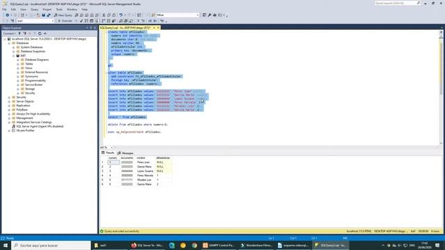 Restricciones foreign key en la misma tabla смотреть онлайн