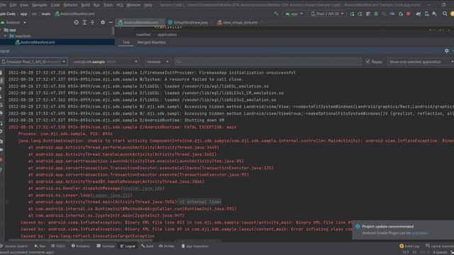 DJI Mobile SDK 4.16.2 for Android Running the Sample App смотреть онлайн