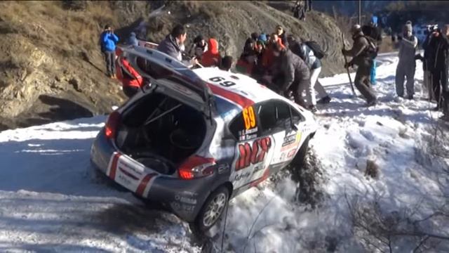Rescate rally montecarlo 2017 Enrico Brazzoli 208 R2 смотреть онлайн