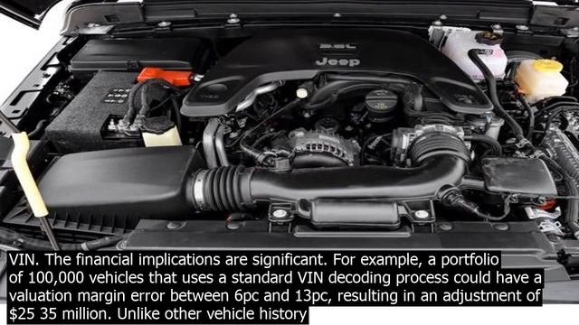 Nada Vin Price Check Number Precision Decodes Vins Based On Actual Oem Build Data Wher