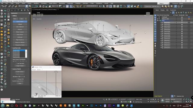 Autodesk 3ds Max. Инструмент Camera Match (Camera Match tools) RUS смотреть онлайн