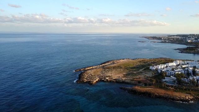 Sunrise Beach to Fig Tree Bay Protaras Stunning Aerial Video - The Island of Cyprus смотреть онлайн