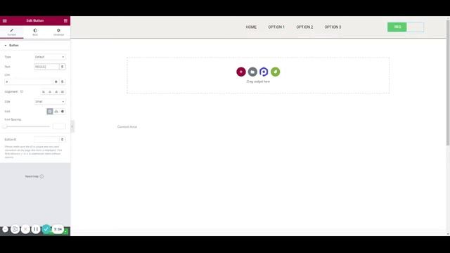 Add a button to navigation bar or header in Elementor 2021 | EASY | смотреть онлайн