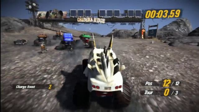 PS3 MotorStorm PacificRift Caldera Ridge Race Crashs смотреть онлайн