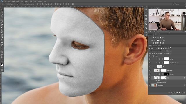How To Create Mask Out Of A Human Face In Photoshop