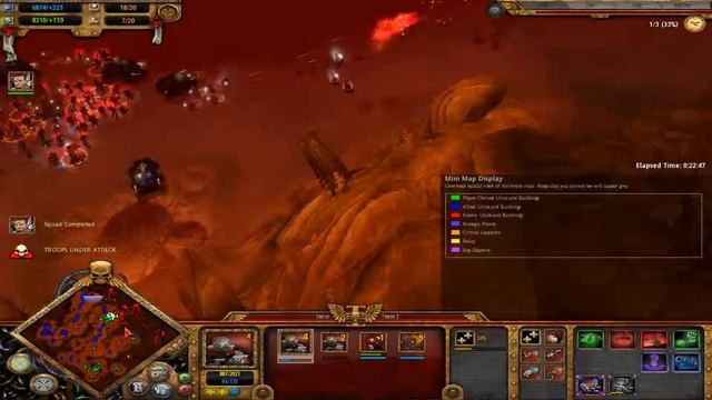 Dawn Of War Soulstorm: Unification Mod Gameplay 3vs3 смотреть онлайн