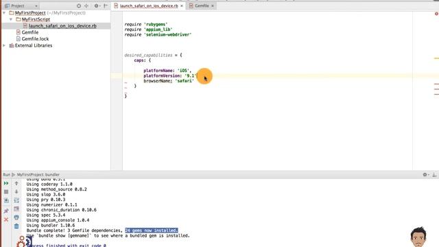 Know2Script QA Academy - Launch Safari Browser and project setup with appium ruby смотреть онлайн