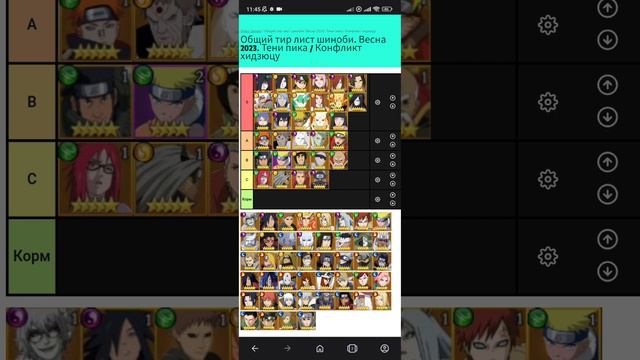 есть что-то лучше чём это в воскресенье? 💯 | тир лист шиноби | тени пика | конфликт хидзюцу смотреть онлайн