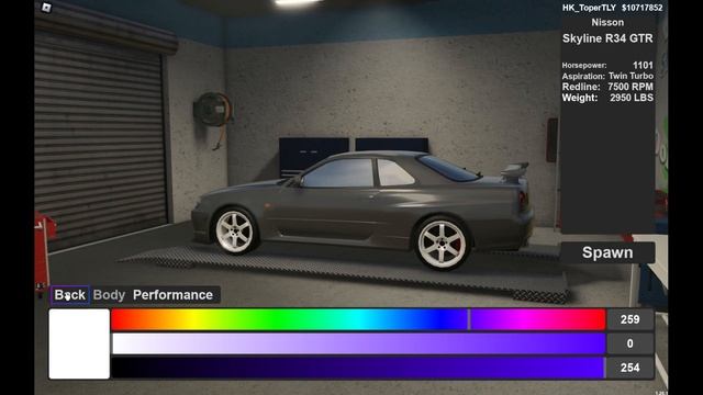 *NEW CAR!!!* 1000+ HP Nissan Skyline GTR R34 *FULLY MODIFIED* Roblox Prodigy Drift смотреть онлайн