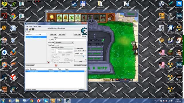 Взлом PlantsvsZombies на бесконечное солнце. смотреть онлайн