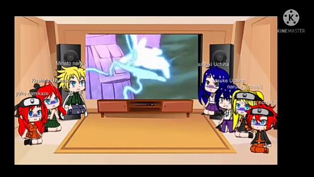 реакция альтернативной семьи наруто на бой наруто и саске