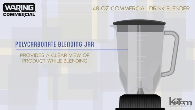 Waring 48-oz. Bar Blender (BB150) смотреть онлайн