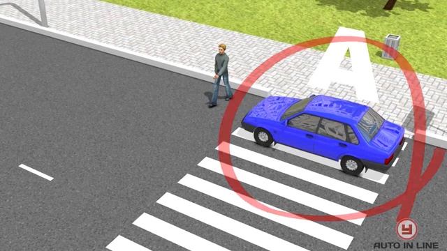 ПДД. Автошкола. Урок 17. Проезд пешеходных переходов и остановок маршрутных транспортных средств. смотреть онлайн