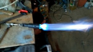 Самодельная пропановая горелка .с факелом 40 см