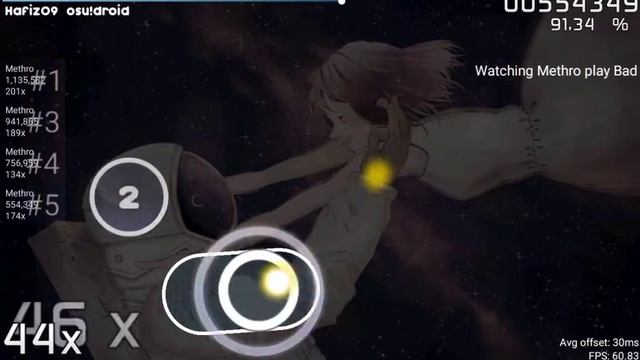 [osu!droid] Bad Bunny x Mora - Una vez HRHD 94,59% FC [5.26 ⭐] смотреть онлайн