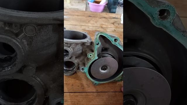 Помпа Hepu от  Bmw M62b35 M62b44 отклепалась внутренняя тарелка