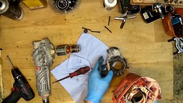 Disassemble Of Hilti TE500 AVR Rotary Hammer #hilti #repair #hiltitools #powertools