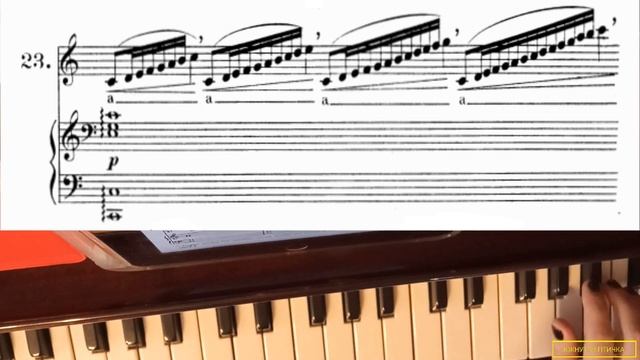 Ф.Абт. Вокализ №23 (из Части 2) для тенора, сопрано. С-dur. Largo-50. Минус с опорными точками; в. смотреть онлайн