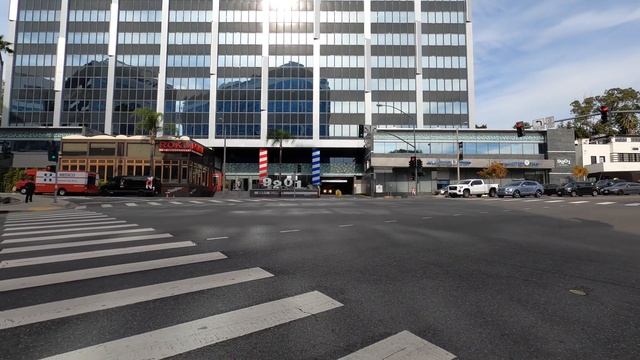 The Sunset Strip - 4K Walking Tour - Sunset Boulevard Los Angeles, California ? 3D Binaural Sound ? смотреть онлайн