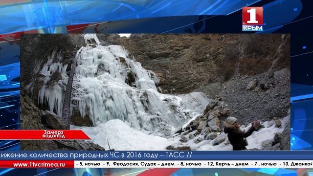 Водопад Учан-Су замерз смотреть онлайн