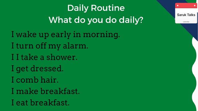 Simple Present Tense And Daily Routine смотреть онлайн