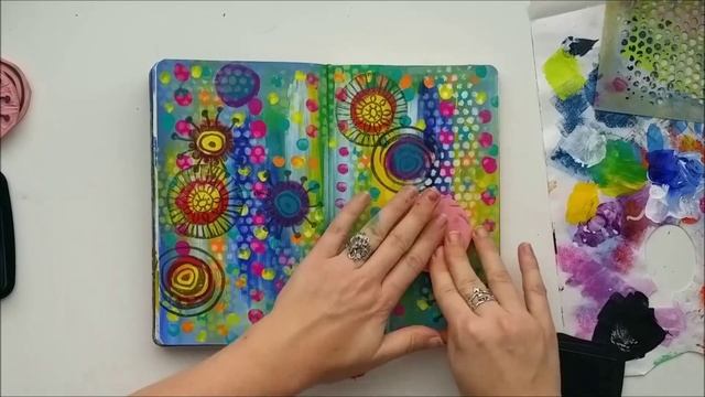 Studio Time 22 - "My Playground'' mixed media art journal tutorial anyone can do! смотреть онлайн