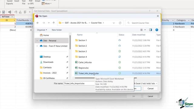 Importing Data from Excel to Microsoft Access смотреть онлайн
