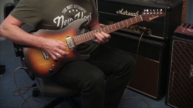 Ibanez AZ2202A-TFB Prestige - Sound Demo (no talking) смотреть онлайн