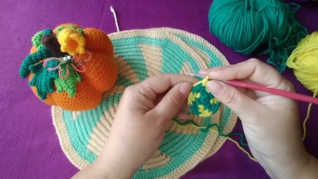 Чехол сидушка на стул крючком