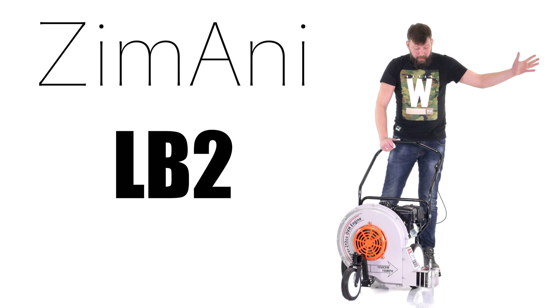 Обзор на воздуходувку колесную ZimAni LB2 Leaf Blower смотреть онлайн