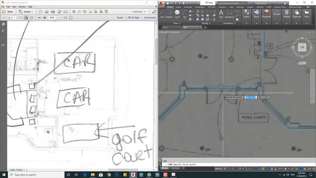TRACE AUTOCAD PLAN FROM PDF |3D FLOOR PLAN TO DWG смотреть онлайн