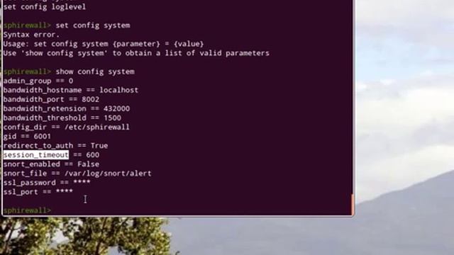 Sphirewall Command Line Interface (CLI) Quick Tutorial смотреть онлайн