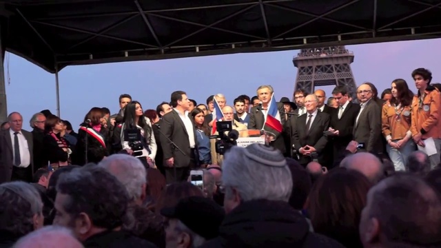 Valls Et La Clique De Défense Israélienne Au Trocadéro Propagande Manipulation Et Intimidation 03/14
