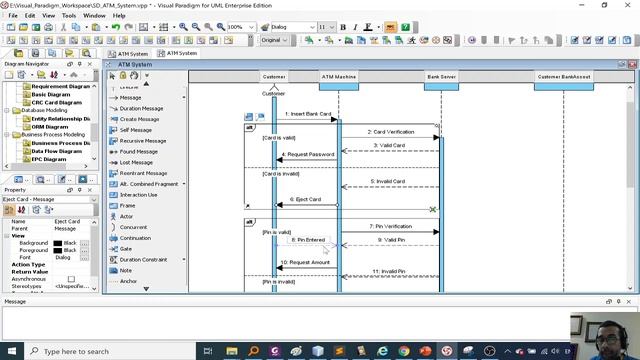 Creating Sequence Diagrams Using Visual Paradigm Tool (Part 1) смотреть онлайн