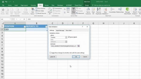 Mapping Tables in Excel Tables to Create a Visio Org Chart | Everyday Office 061