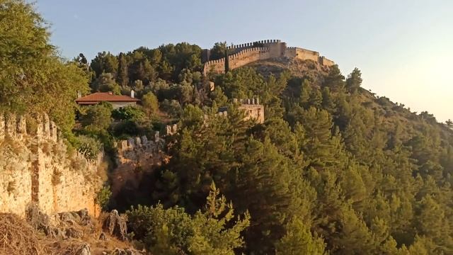 Турция, Аланья, Крепость Аланьи. Канатная дорога в Аланье. Часть 1. Достопримечательности Аланьи.