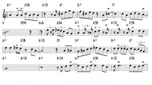 Summertime  - George Gershwin  Tenor Sax Sheet music