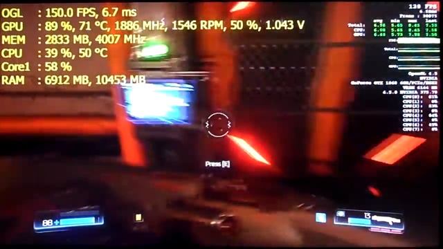 DOOM - GTX 1060 6GB - i7 920 - 1080p Test смотреть онлайн
