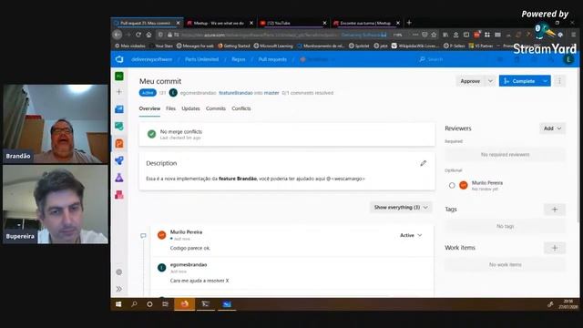 Aula 02: Trabalhando em grupo com git, pull request, policy no Azure Repos смотреть онлайн