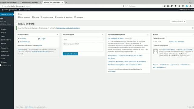 (HD002) front office et backoffice des sites Wordpress смотреть онлайн