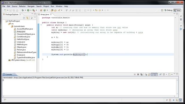 Java Programming: 13 - Data Structures intro, Arrays смотреть онлайн