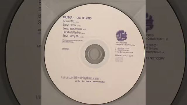 Miusha - Out Of Mind (Benya Instrumental Remix) смотреть онлайн