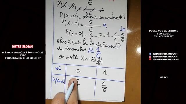 Probabilités S2:les lois de probabilités discretes la loi de Bernoulli смотреть онлайн
