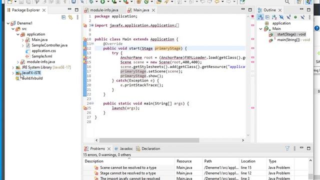 JavaFX Kurulumu - Eclipse - Scene Builder смотреть онлайн